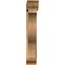 Ekena Millwork Funston Traditional Rough Sawn Bracket w/ Offset Brace, Western Red Cedar, 8"W x 36"D x 48"H BKT0806X36X48FST01RWR - alternate 2